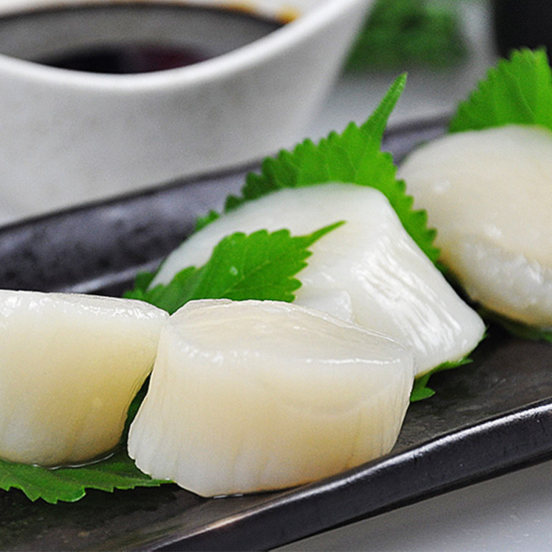 帆立刺身料理日式水产海鲜1kg扇贝柱瑶贝柱干贝