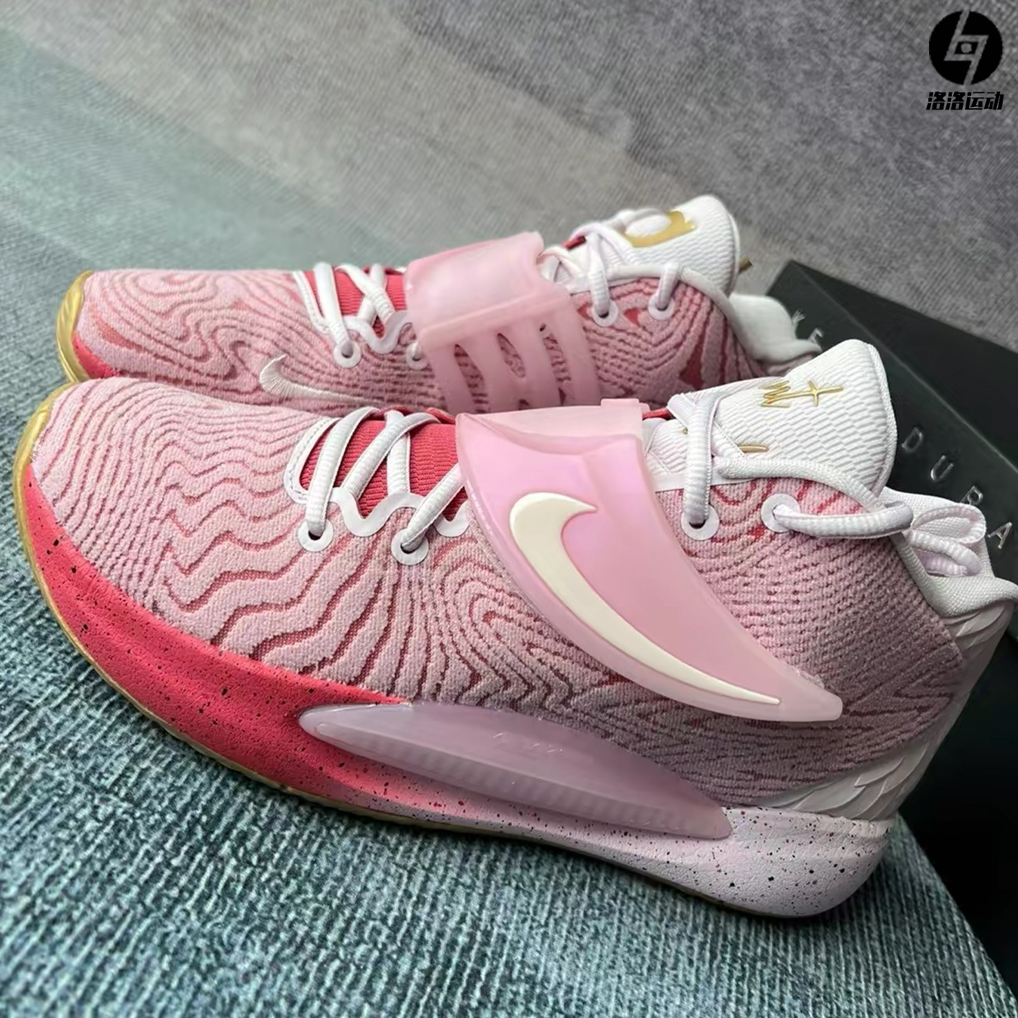 nikekd14ep杜兰特14代粉色乳腺癌男子缓震实战篮球鞋