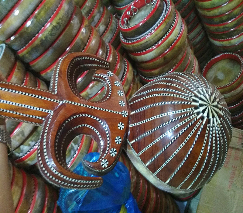 新疆母卡演奏专用乐器90cm标准刀郎热瓦手工热瓦普