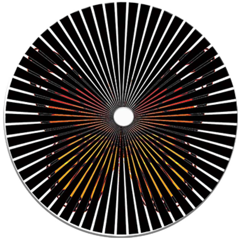 动画圆形纸上3d光栅错觉运动莫尔条纹动态科学实验