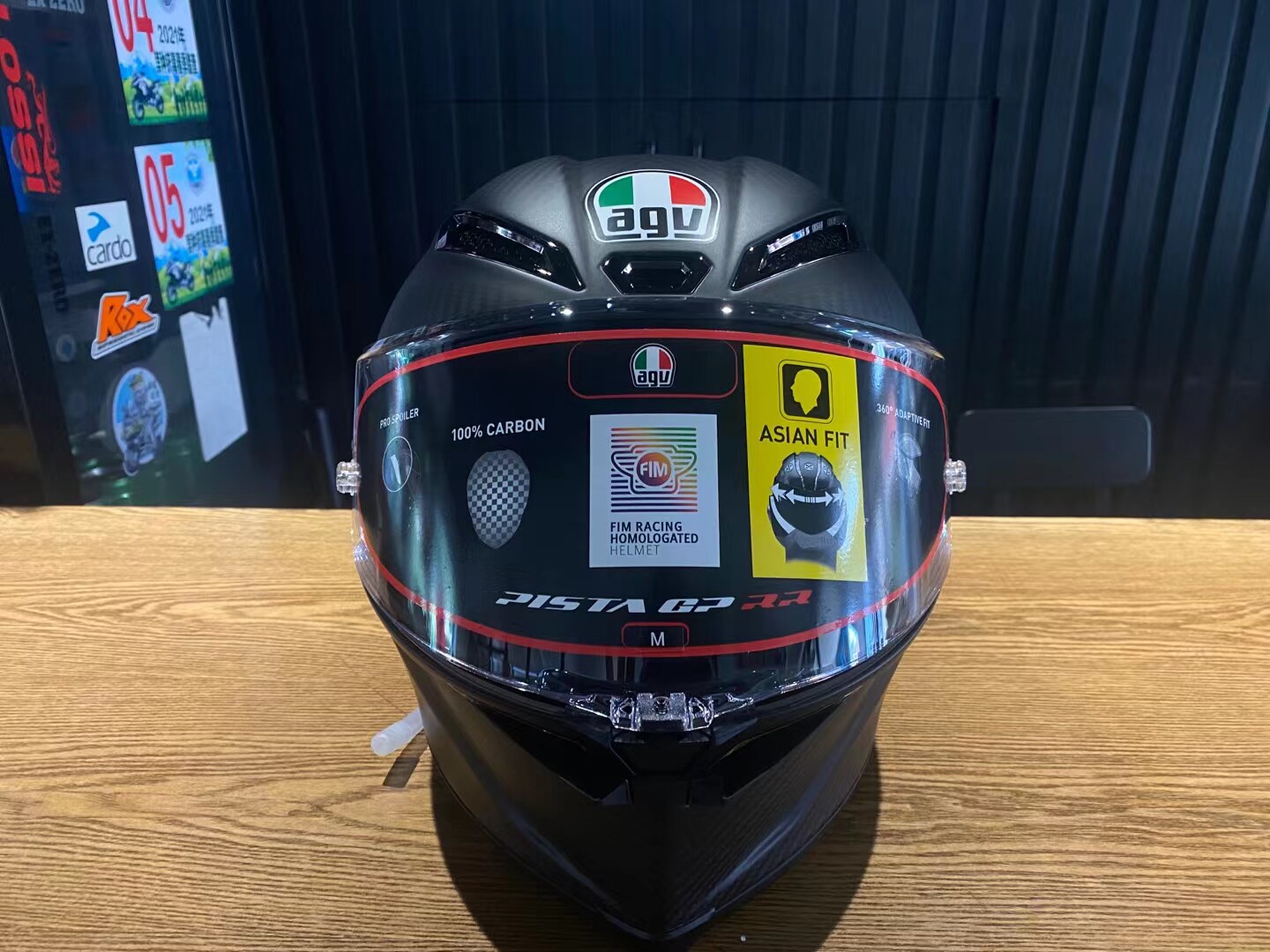 意大利原装进口agvpistagprr变色龙冰蓝蝴蝶结灰红摩托车头盔