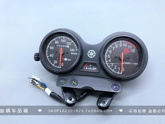 雅马哈摩托车配件jym1252天剑ybr125g仪表盘咪表里程表总成摩托车仪表