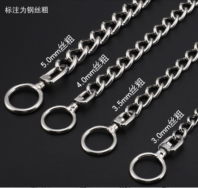 Dog collar stainless steel Demai Metal Rotter dog chain gold hair large dog training dog control chain neck set P chain Dog collar stainless steel Demai Metal Rotter dog chain gold hair large dog training dog control chain neck set P chain
