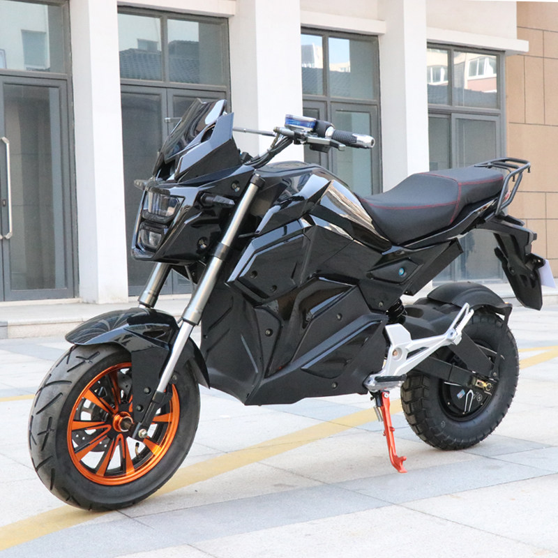 小猴子m6电动摩托车72v电瓶车成人高速电摩96v新款小怪兽电动跑车