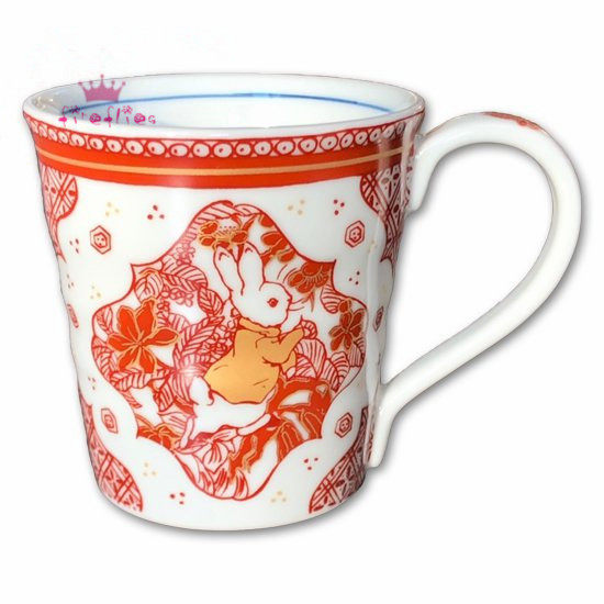 日本代购peterrabbit彼得兔比得兔可爱陶瓷马克杯水动漫水杯