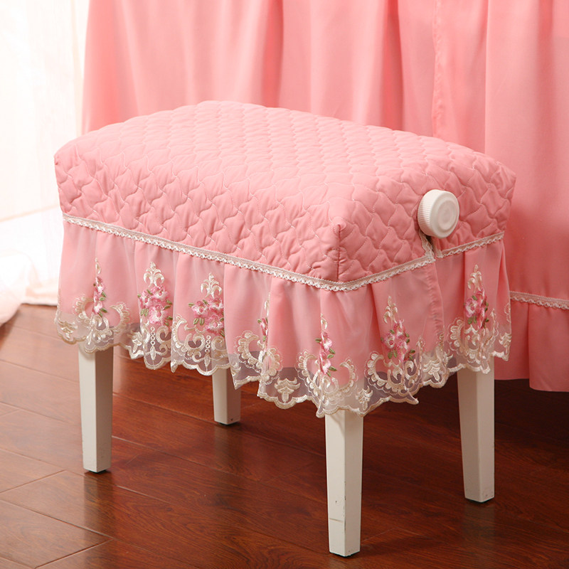 钢琴凳罩家用欧式简约单人升降双人琴凳套梳妆台钢琴罩