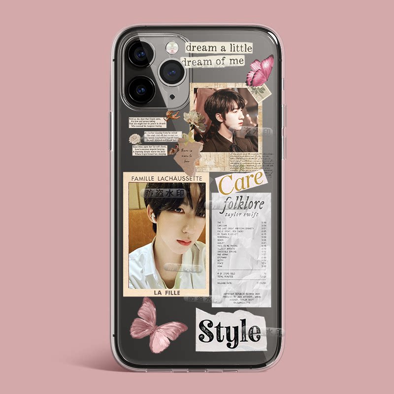 时代少年团贺峻霖手机壳适用于苹果12vivox60华为nova6se手机保护套