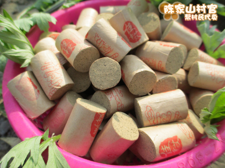 手工自制纯艾柱 保证不掺假 优质好艾绒制作艾柱艾条-图1