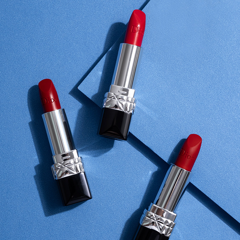 【dior迪奥口红烈艳蓝金唇膏999滋润:dior迪奥口红情人节哑光滋润丝绒