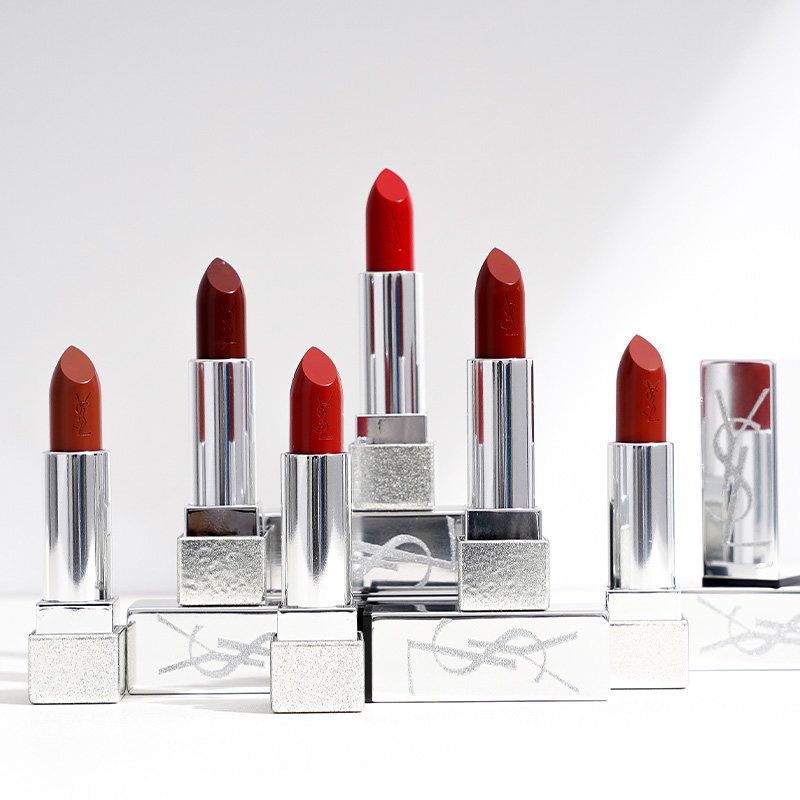 ysl圣罗兰zoekravitz联名方管口红唇膏小银银条唇膏