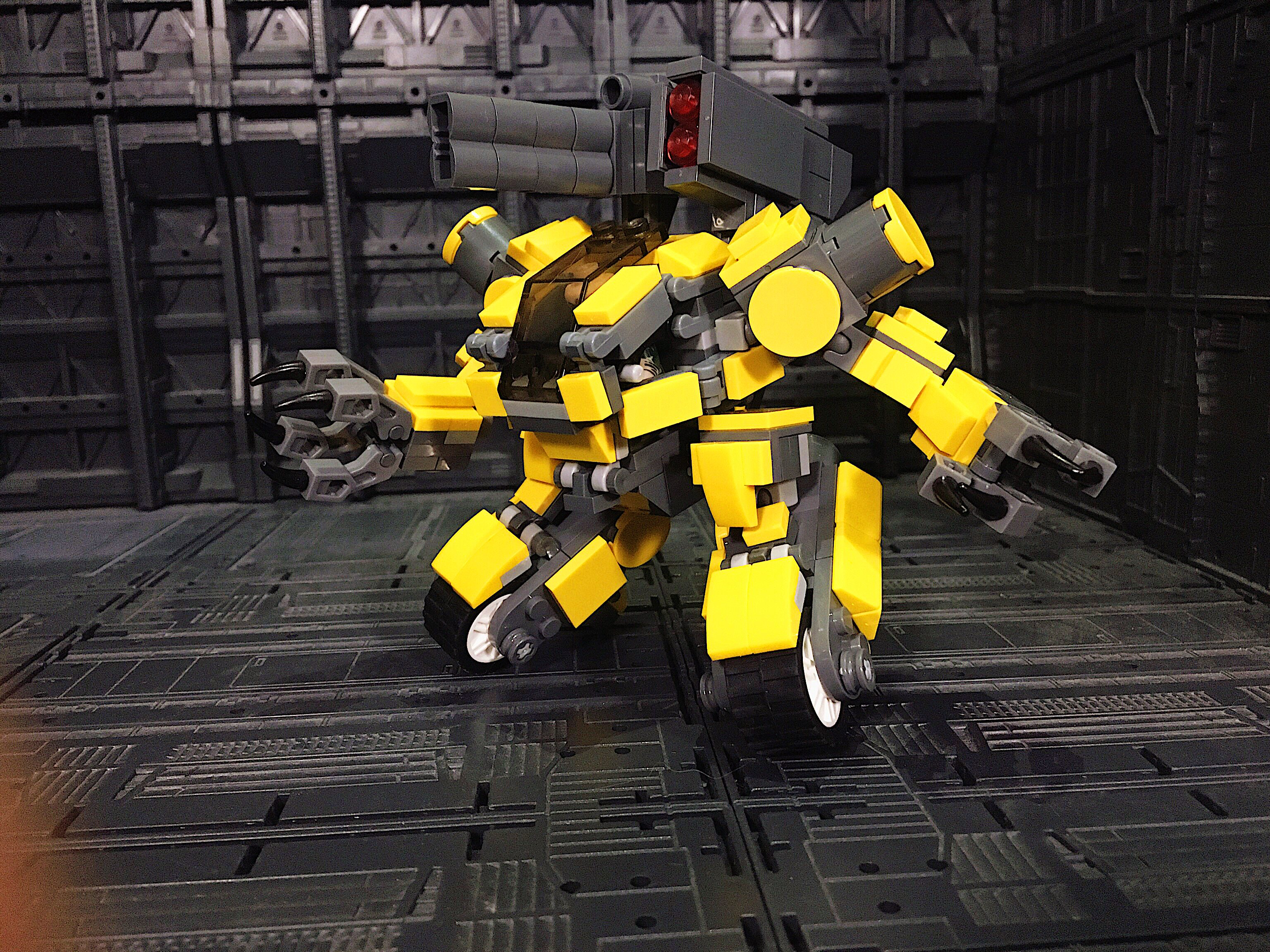 积木moc机甲20178月新品原创moccn工程其它玩具