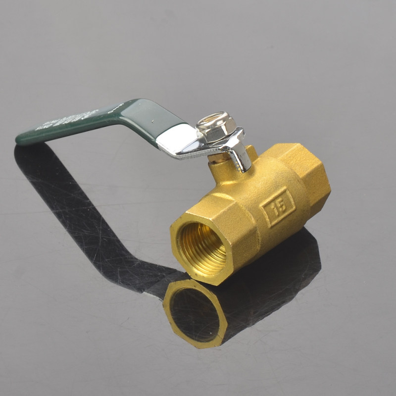 铜球阀全铜螺纹4分dn15双内丝自来水6分1寸铜阀门燃气开关20