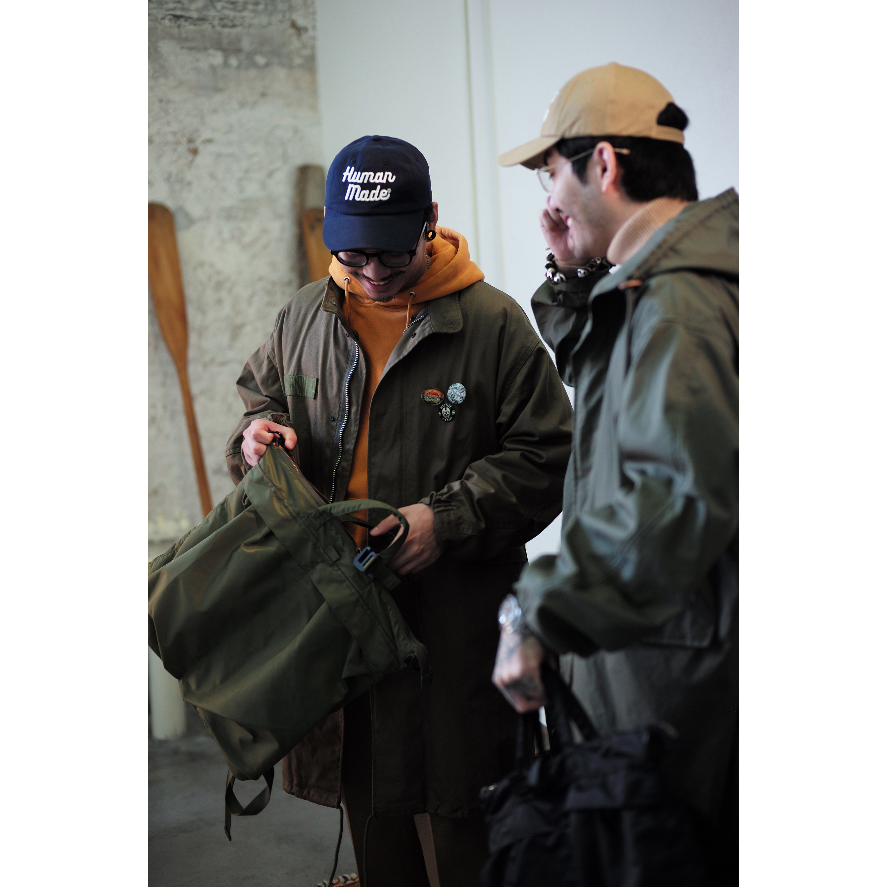 风衣古着康正labourunionm65外套parka内胆可拆卸风衣