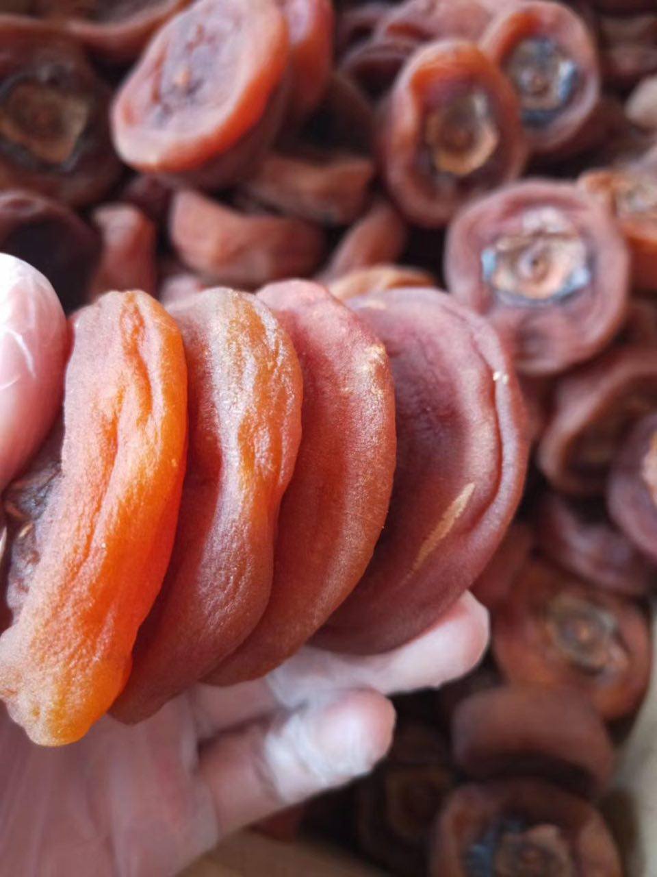 梅州特产蕉岭农家干流心柿糖心吊霜柿饼柿子其它