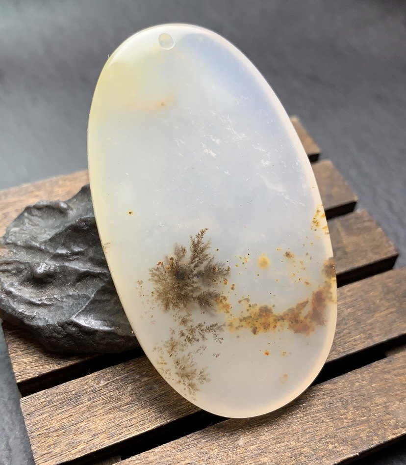 正宗云南天然黄龙玉水草花平安无事牌冰种老料挂件项链毛衣链包邮