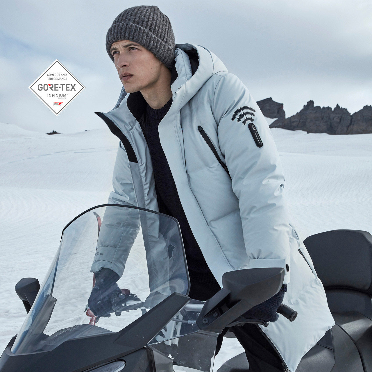 波司登gore-tex infinium防风透气高端90鹅绒羽绒服男保暖外套