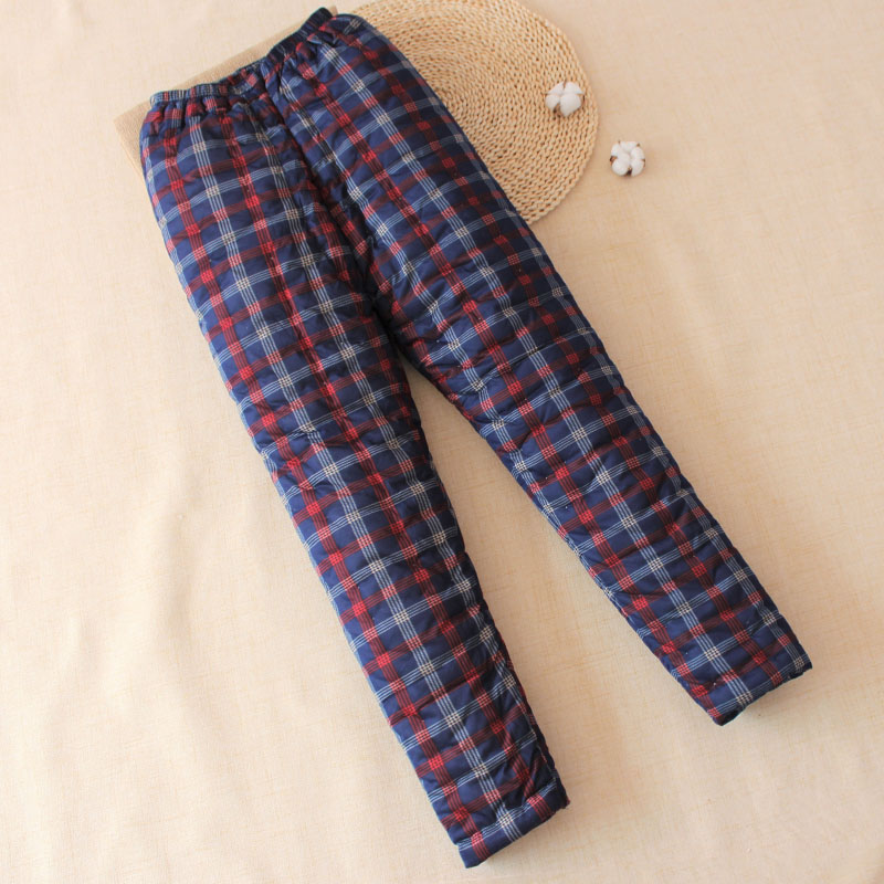 纯棉棉花手工老式棉裤男士加厚高腰爸爸爷爷棉裤