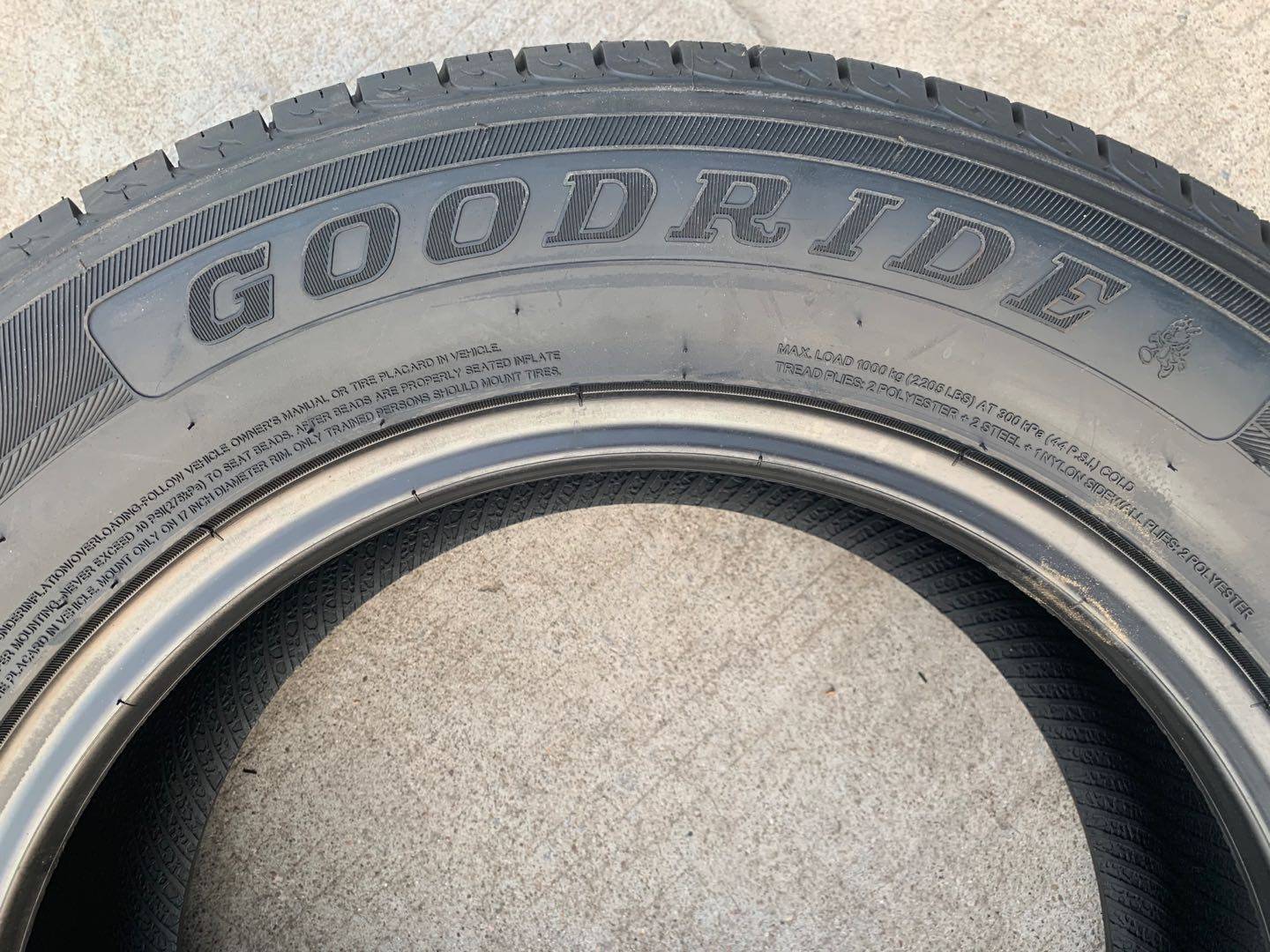 全新好运轮胎60r1765r17108t适配江淮帅铃t6原配卡客车轮胎