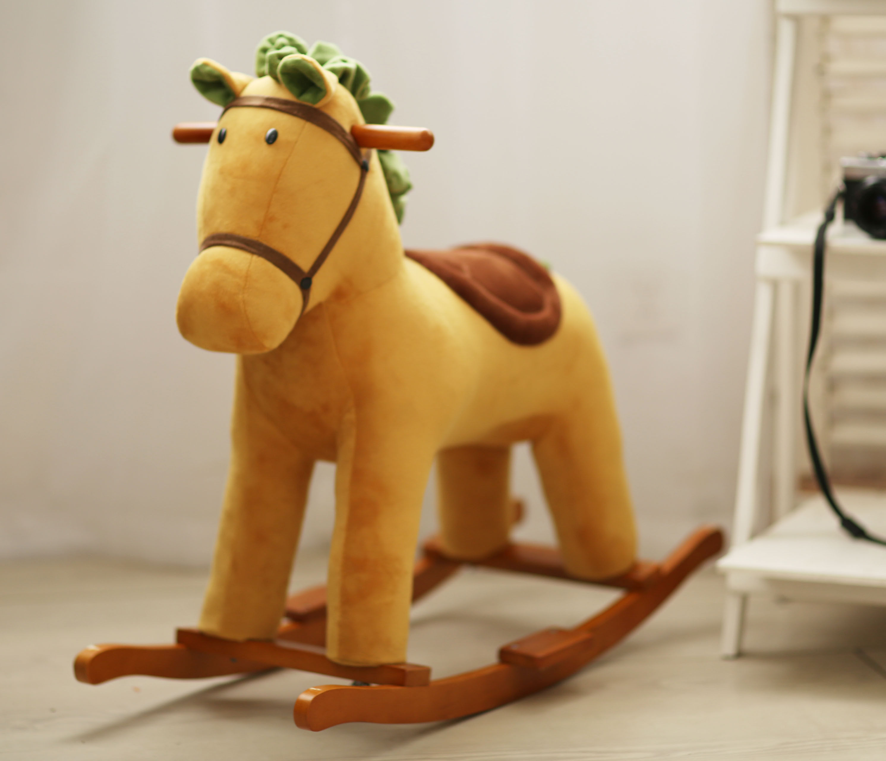 摇马玩具摇椅小木马儿童宝宝木马实木周岁周岁礼摇马