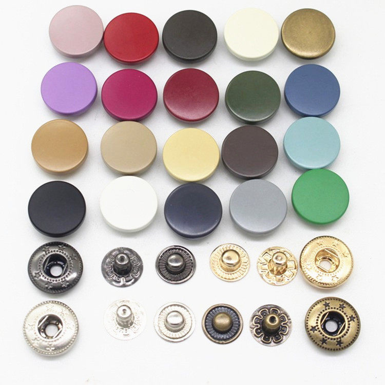 扣子高档金属四合四件母扣摁扣考扣外套羽绒服纽扣