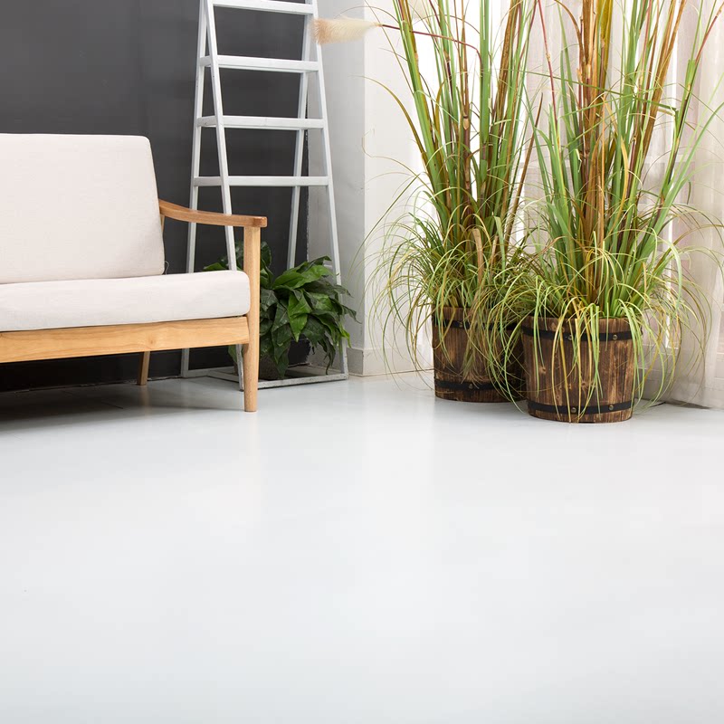 纯白色地板贴pvc自粘地板加厚地板革地砖地板贴ins网红地胶家用