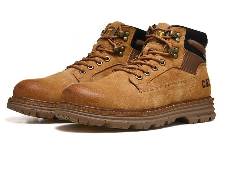 cat卡特马丁战狼皮鞋户外高帮男鞋工装短靴高帮鞋