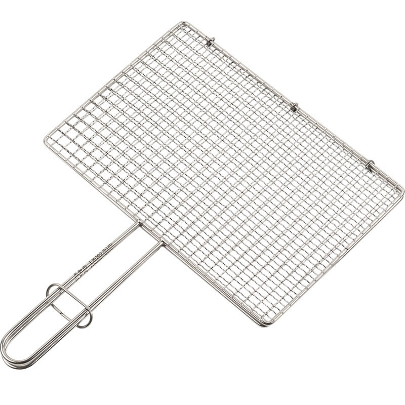夹子烧烤烤鱼商用不锈钢夹板烤肉子网蔬菜烧烤网