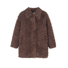 HEYGIRL Heige Teddy bear curly fur warm coat women's winter mid-length imitation lamb velvet coat HEYGIRL Heige Teddy bear curly fur warm coat women's winter mid-length imitation lamb velvet coat