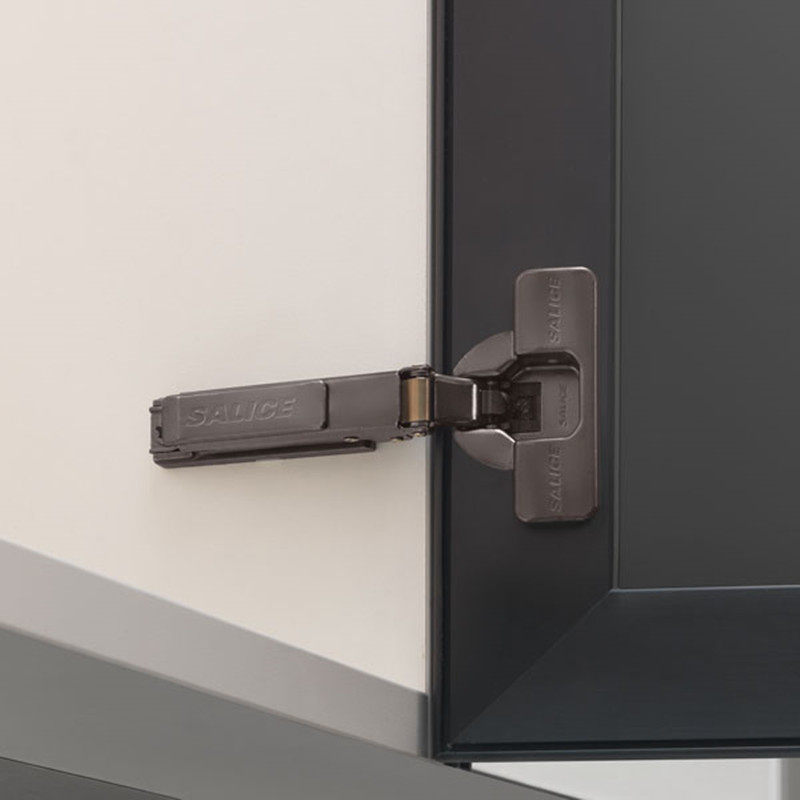 salice萨郦薄门阻尼铰链钛金金色液压缓冲门铰铰链