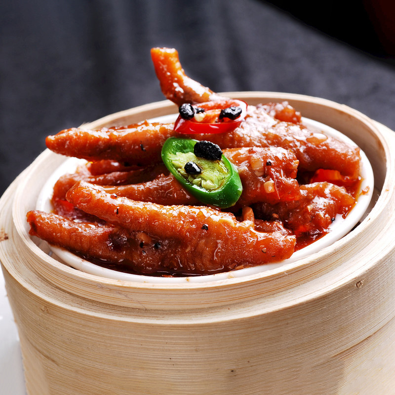 凤爪邹点酱广式酒楼早茶点心冷冻半成品茶楼鼓汁其它