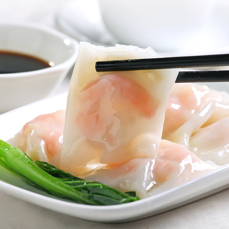 广州酒家虾仁拉肠利口福牛肉肠粉猪肉肠广早茶包点