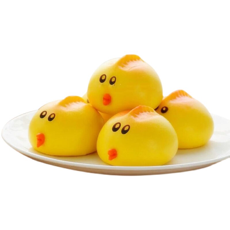 千味央厨卡通奶黄包整箱动物包子馒头商用速冻包点