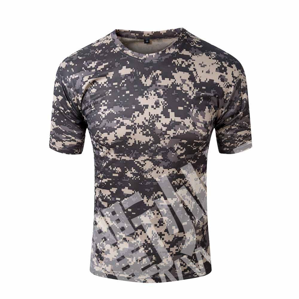 16款特价秒杀军迷服饰短袖空白热转印手绘t恤迷彩服acu迷彩t恤