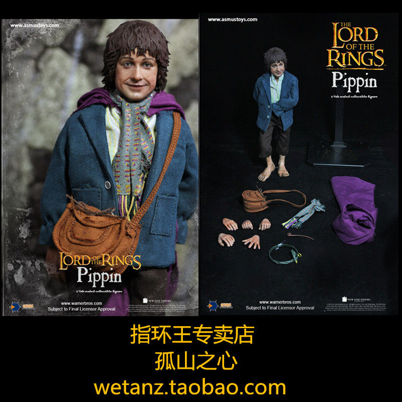asmustoys霍比特魔戒指环王皮聘皮瑞格林pippin兵人兵人专区