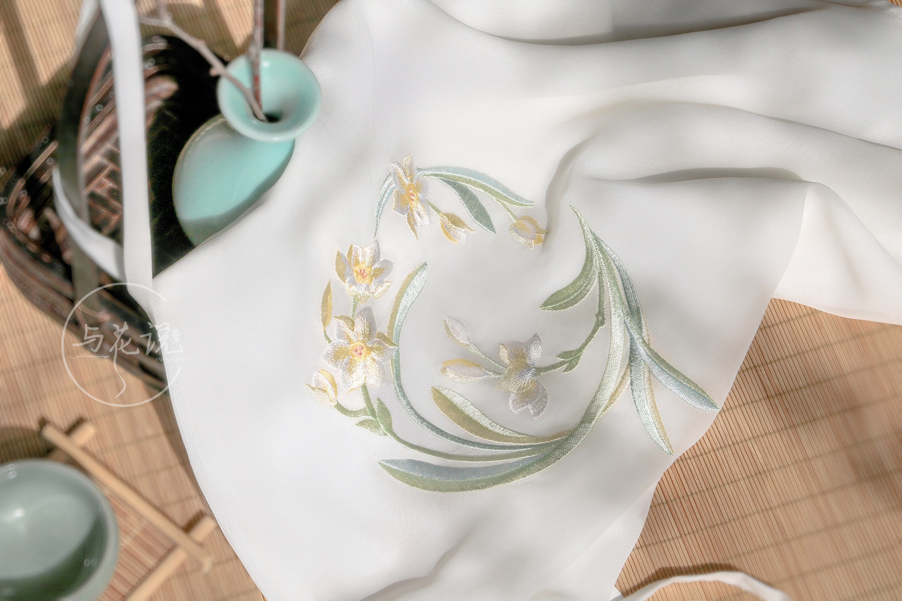 吊带百搭内搭汉服水仙绣花刺绣平价日常原创汉服