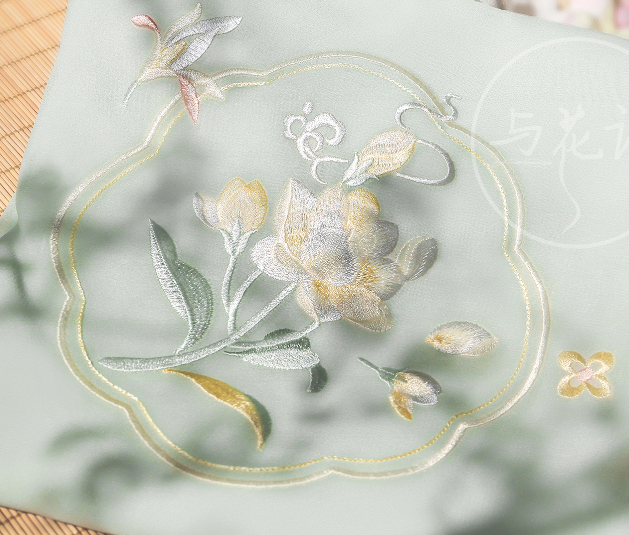 吊带日常内搭汉服茉莉花刺绣平价百搭原创饮露汉服