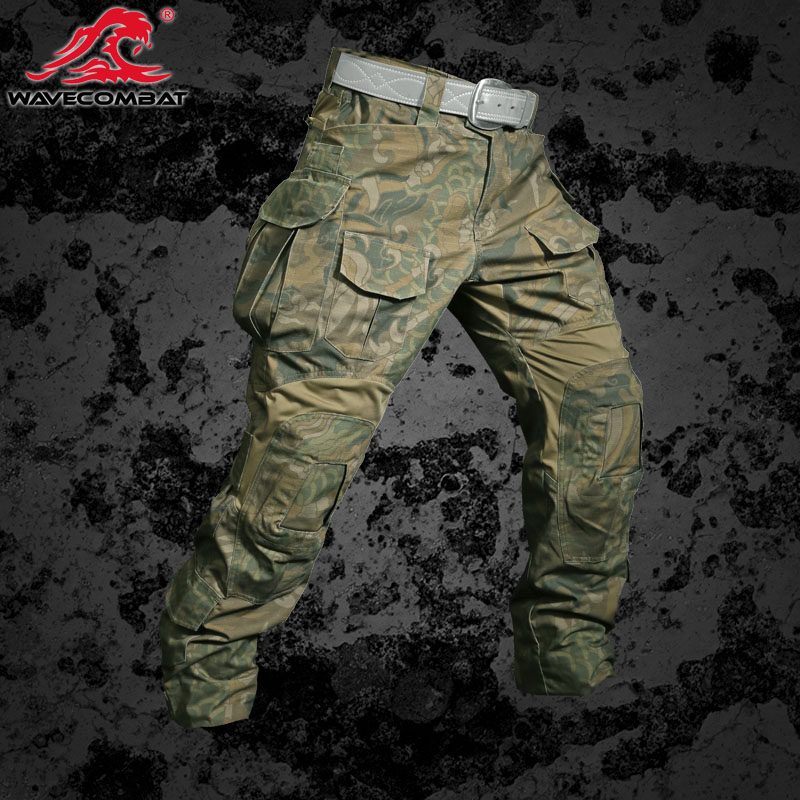 浪潮君物 原创 大明龙纹 迷彩 G3战术长裤  迷彩裤