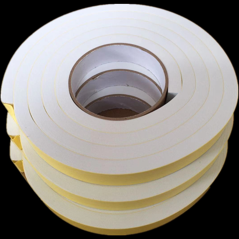 eva白色海绵单面胶带防撞密封防水减震填缝胶带