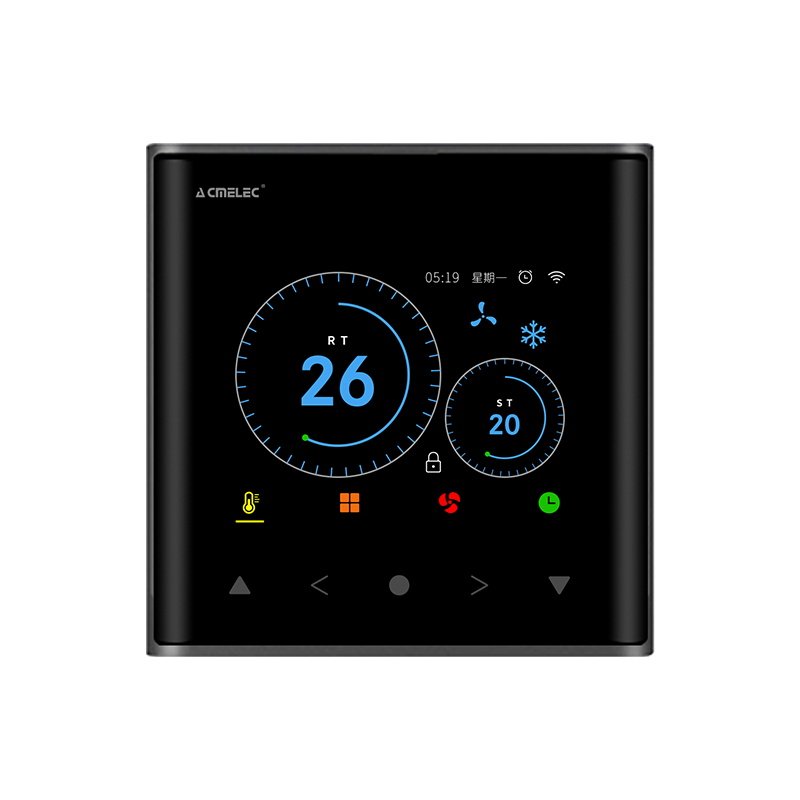 控制面板开关风机盘管wifi手机远程控制液晶智能温控器空调控制面板