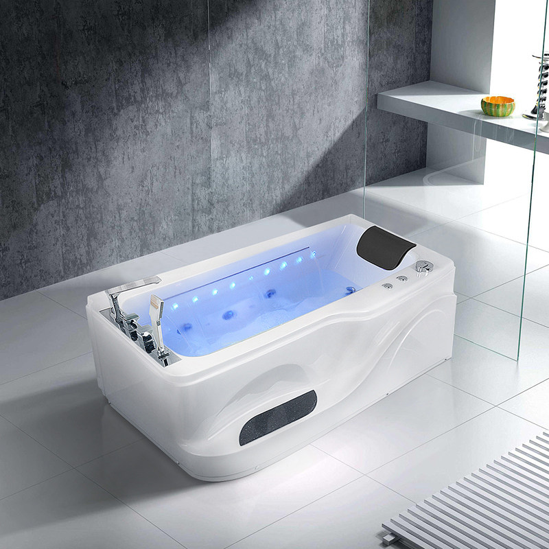 尚雷仕按摩浴缸恒温加热家用成人冲浪小户型卫生间情趣独立式浴盆