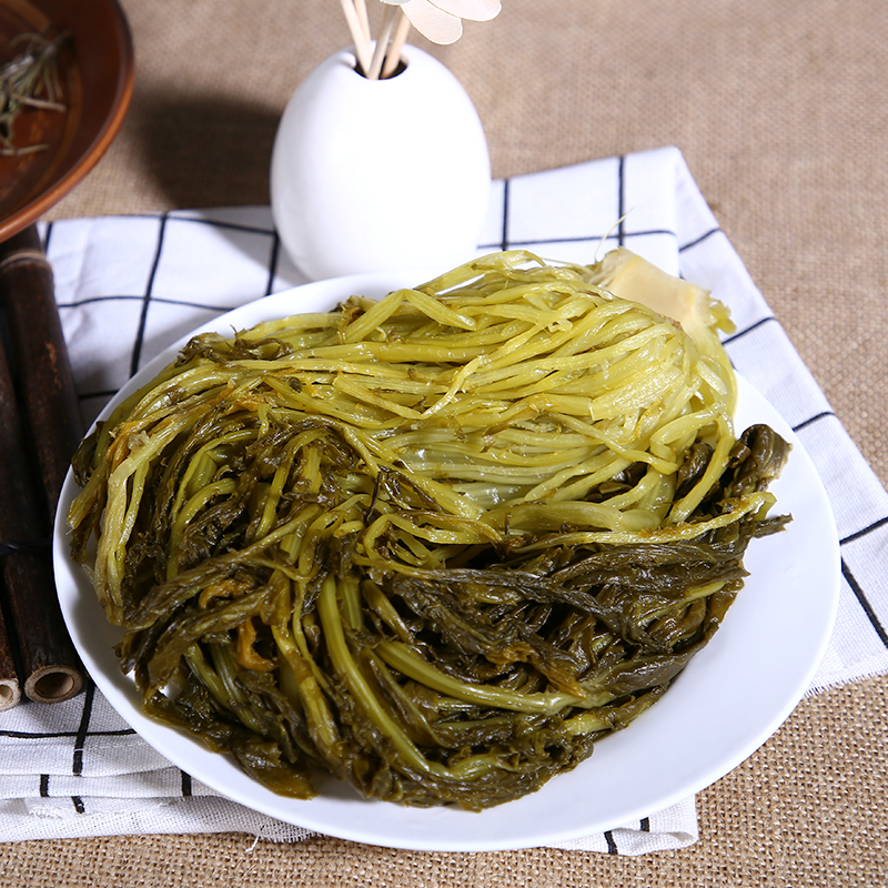 一份2斤包邮 浙江特产宁波雪菜 邱隘雪里蕻 咸菜黄咸齑下饭菜