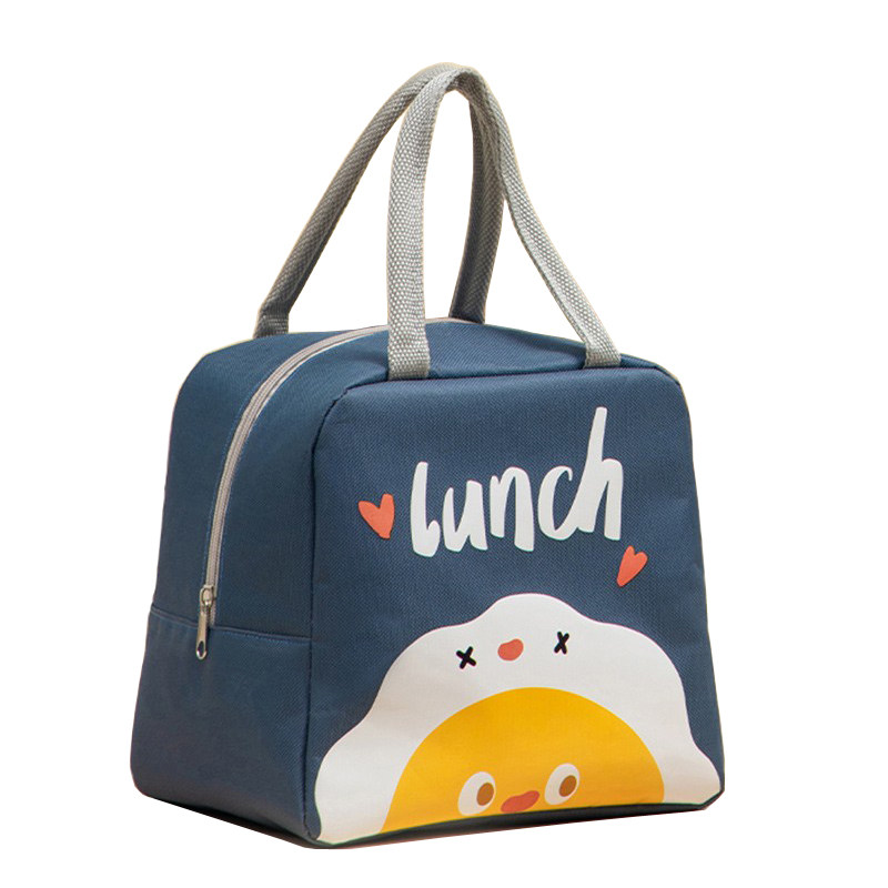 日本代购gp便当包饭盒学生带饭保温袋大号上班族外出便携手提饭袋