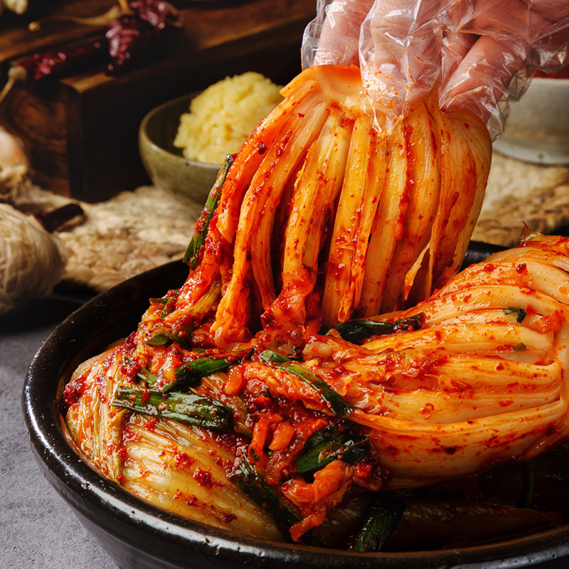 延边正宗韩式泡菜500g朝鲜族白菜传统韩国风味腌制