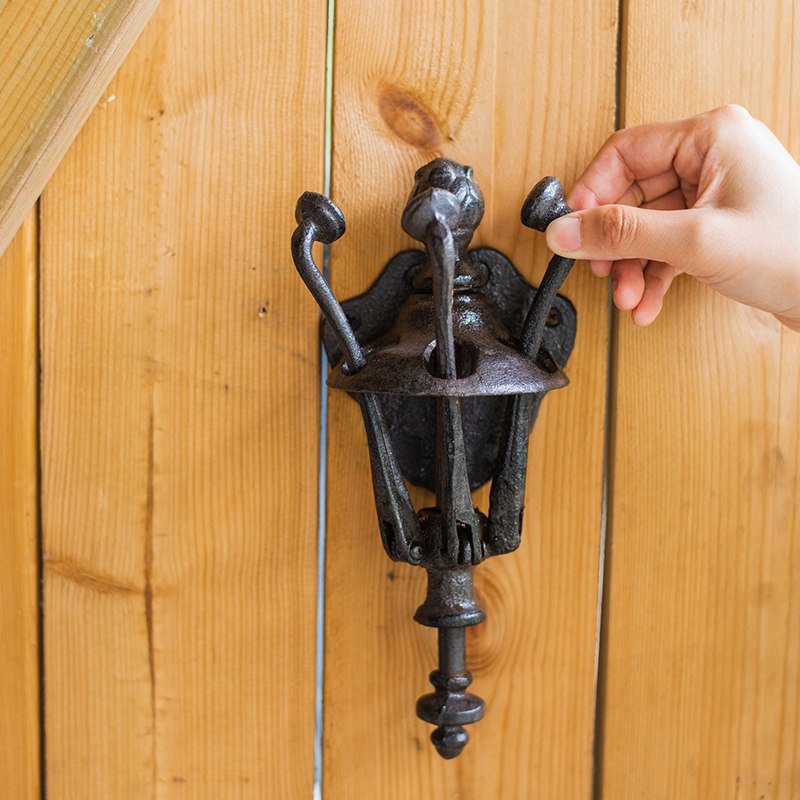 掬涵铸铁折叠多爪挂钩墙钩衣帽架花园庭院户外装饰挂钩