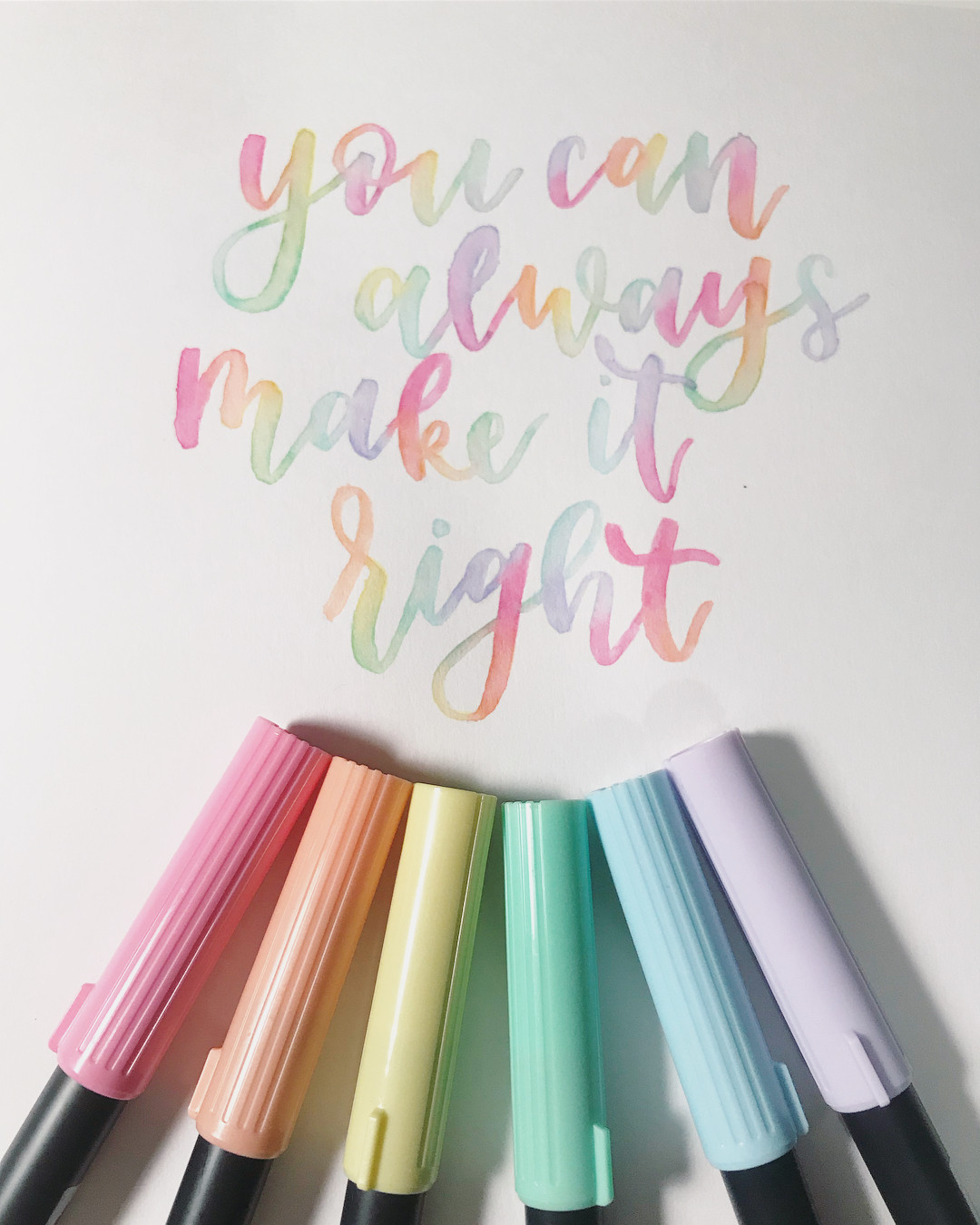 日本蜻蜓tombowabt双头水彩笔花体英文手帐brush水彩笔