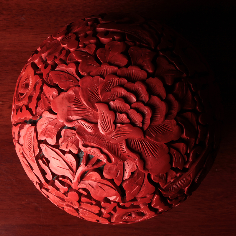 扬州漆器厂手工雕工工艺品雕漆糖果盒结婚生日礼物漆器