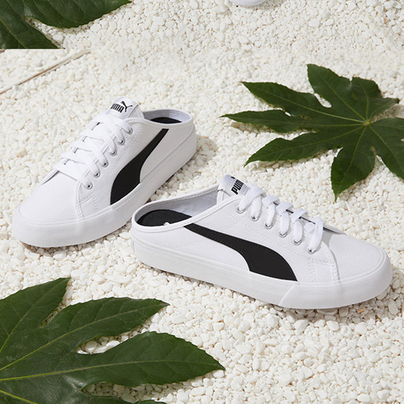 puma彪马一脚脚蹬男鞋女鞋夏季帆布布鞋懒人板鞋