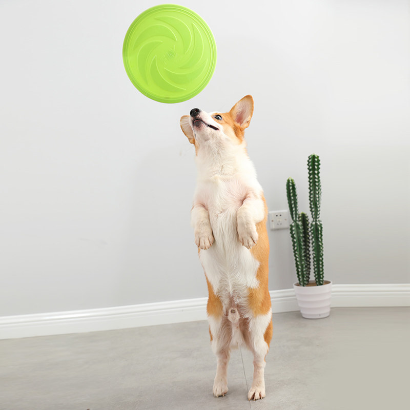 宠物玩具用品大型犬专用比赛训练狗狗飞盘户外边牧金毛耐咬软飞碟