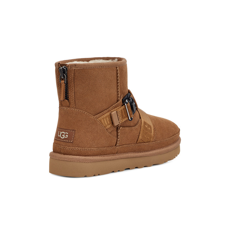 ugg新款男女雪地靴可调式束带款