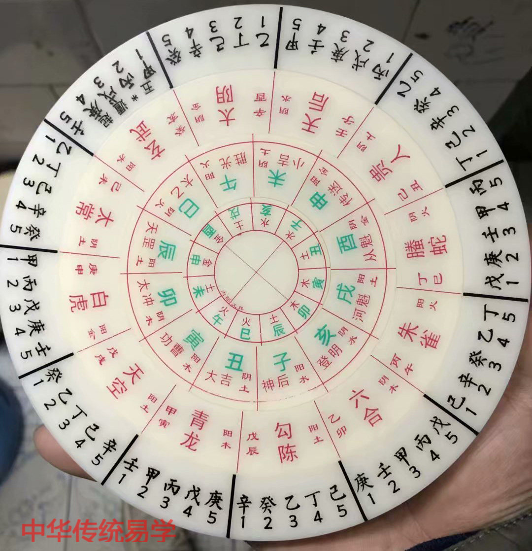 六壬4层起课神探天盘地盘16公分转盘预测活解摆件